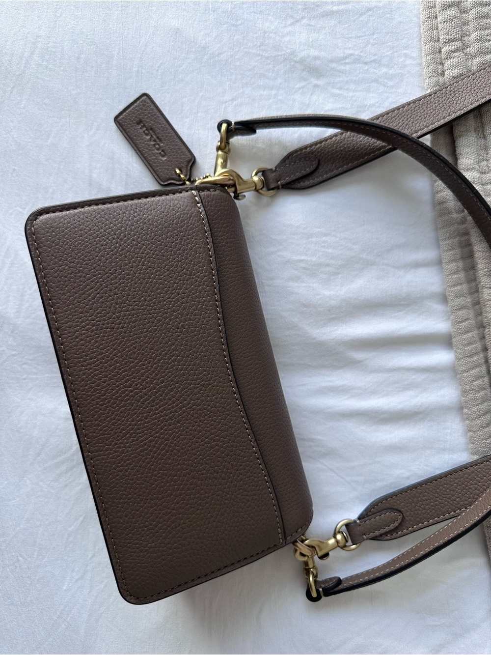 Coach Tabby Crossbody Bag (Taupe) - Picture 4 of 7